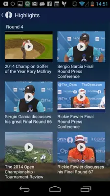 TheOpen android App screenshot 0